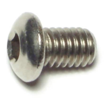 5/16-18 Socket Head Cap Screw, 18-8 Stainless Steel, 1/2 In Length, 10 PK